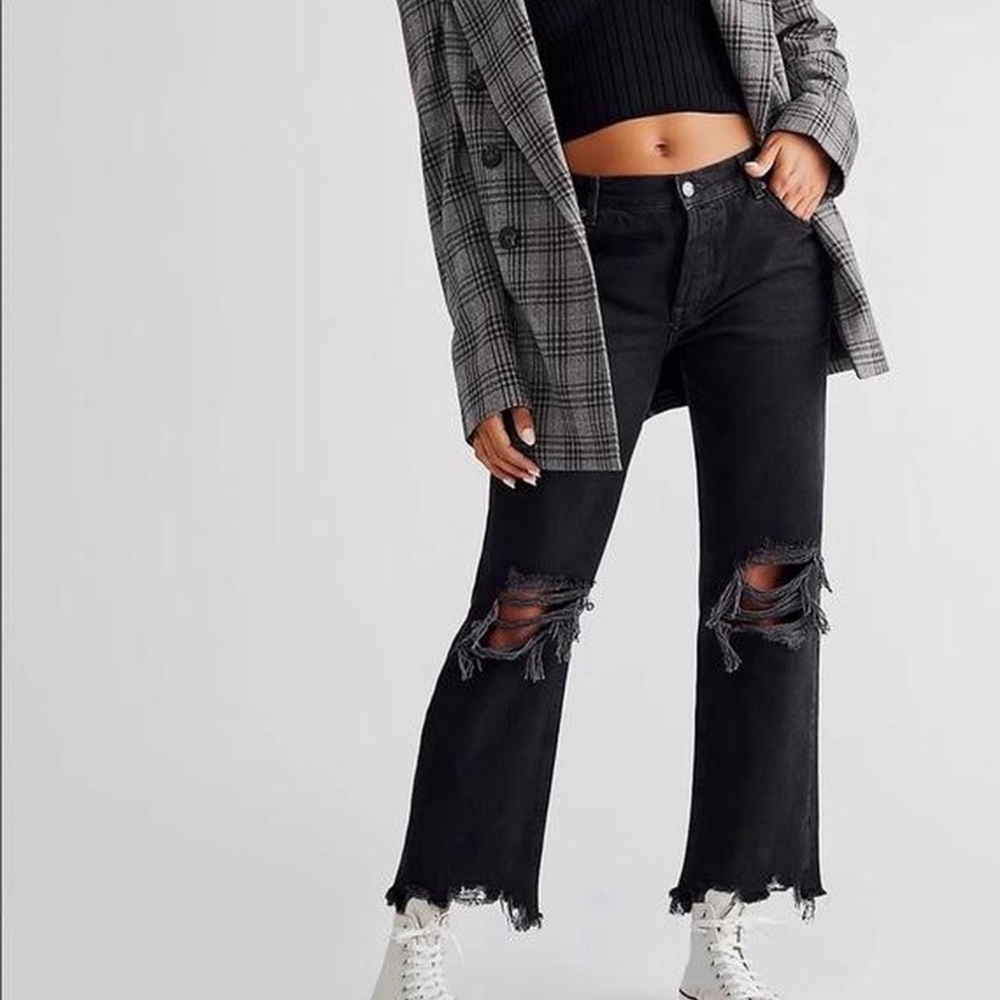 Free People Black Jeans size 28⭐️